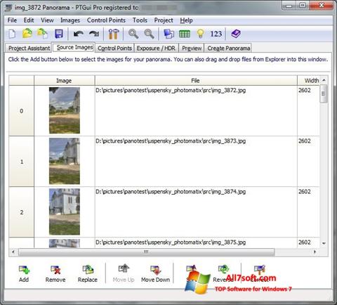 Screenshot PTGui for Windows 7