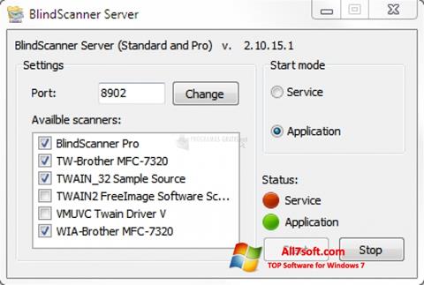 Screenshot BlindScanner for Windows 7
