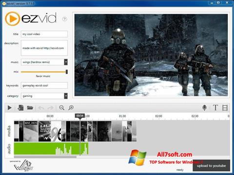 Screenshot Ezvid for Windows 7