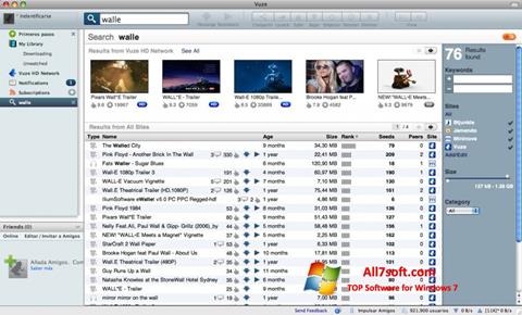 Screenshot Vuze for Windows 7