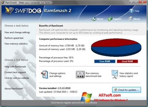 Screenshot RamSmash for Windows 7