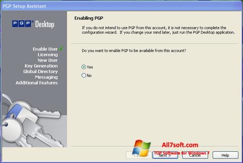 Screenshot PGP Desktop for Windows 7