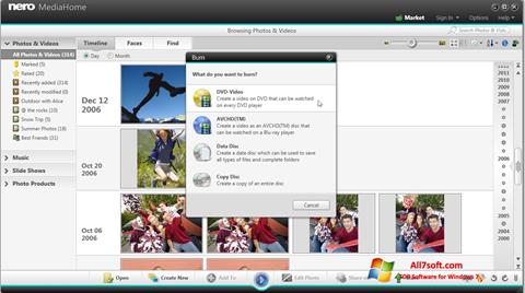 Screenshot Nero MediaHome for Windows 7