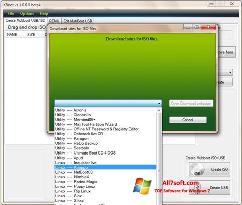 Screenshot XBoot for Windows 7