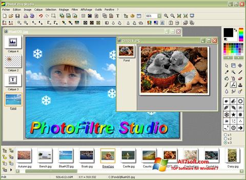 Screenshot PhotoFiltre for Windows 7