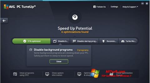 Screenshot AVG PC Tuneup for Windows 7
