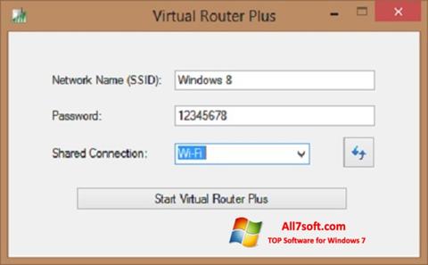 Screenshot Virtual Router Plus for Windows 7