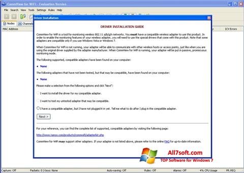 Screenshot CommView for WiFi for Windows 7