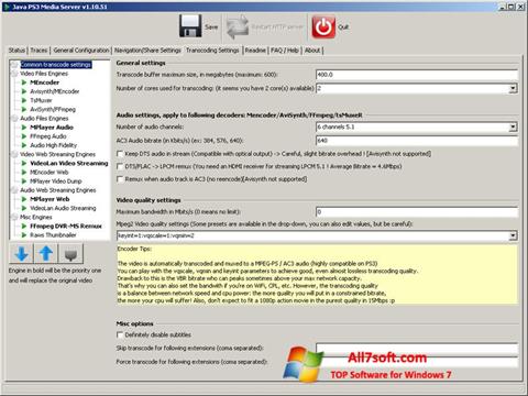 Screenshot PS3 Media Server for Windows 7