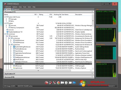 Screenshot Comodo Cleaning Essentials for Windows 7