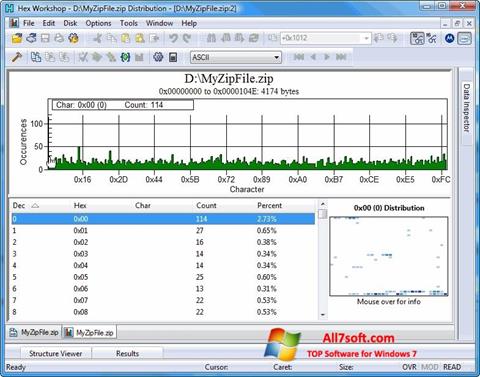 Screenshot Hex Workshop for Windows 7