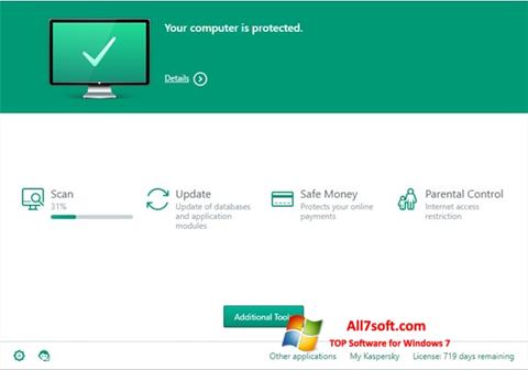 Screenshot Kaspersky Total Security for Windows 7