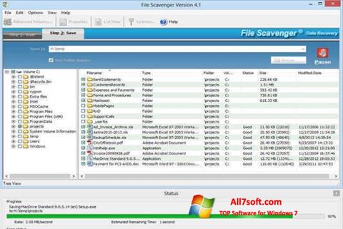 Screenshot File Scavenger for Windows 7