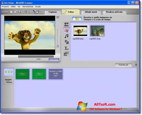 Screenshot WinDVD Creator for Windows 7