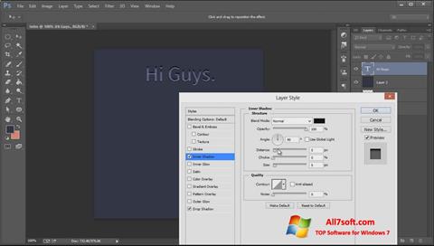 Screenshot Adobe Photoshop CC for Windows 7