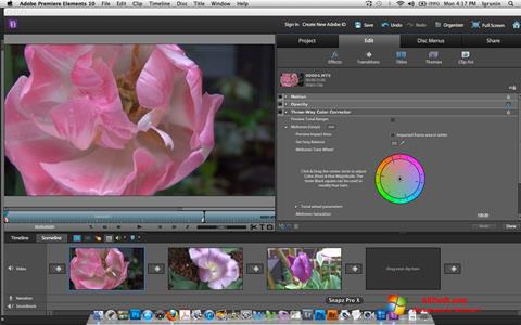 Screenshot Adobe Premiere Elements for Windows 7