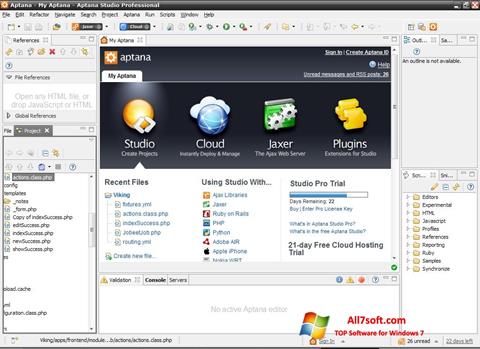 aptana studio 3.6.1 windows 64