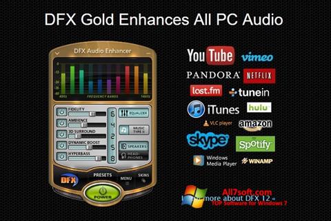 Download DFX Audio Enhancer for Windows 7 (32/64 bit) in English