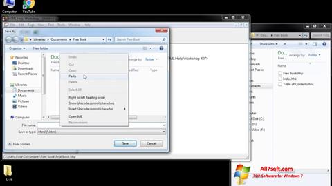 Screenshot HTML Help Workshop for Windows 7