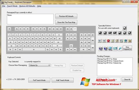 Screenshot KeyTweak for Windows 7