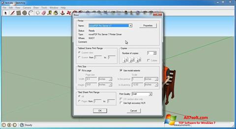 Screenshot SketchUp Make for Windows 7