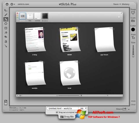 Screenshot Skitch for Windows 7