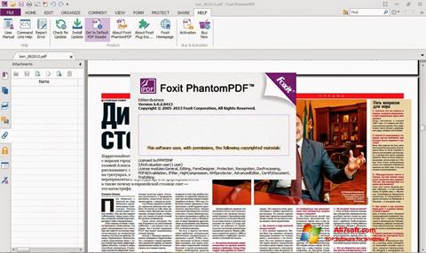 Screenshot Foxit Phantom for Windows 7