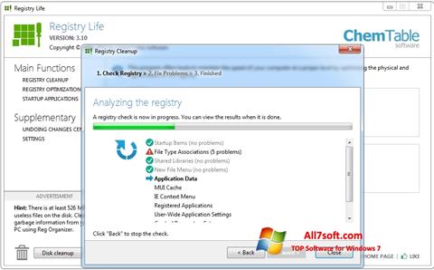 Screenshot Registry Life for Windows 7