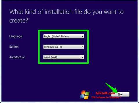 Screenshot Windows Bootable Image Creator for Windows 7