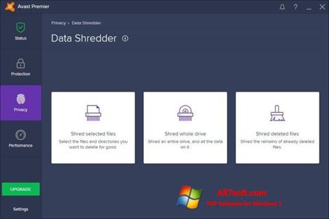 Screenshot Avast Premier for Windows 7