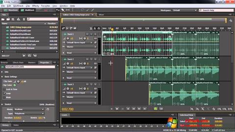 Screenshot Adobe Audition CC for Windows 7