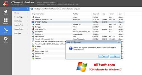 Screenshot CCleaner Professional Plus for Windows 7