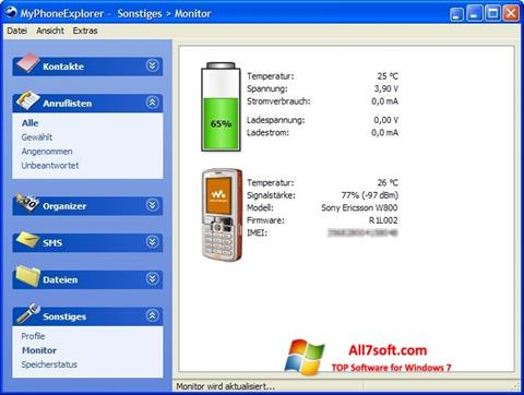 Screenshot MyPhoneExplorer for Windows 7