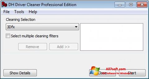 Screenshot Driver Cleaner for Windows 7