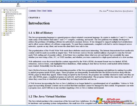 Screenshot Java Virtual Machine for Windows 7
