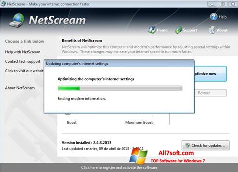 Screenshot NetScream for Windows 7