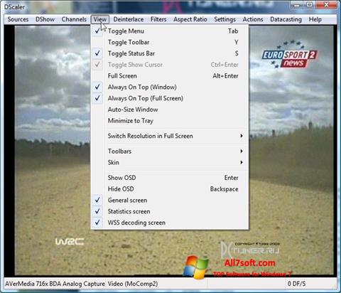 Screenshot DScaler for Windows 7