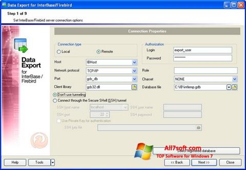 Screenshot Firebird for Windows 7