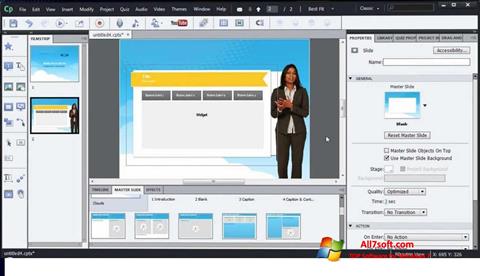 Screenshot Adobe Captivate for Windows 7