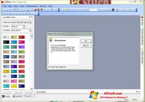 Screenshot PCStitch for Windows 7
