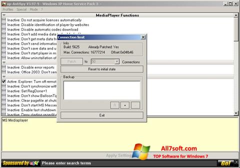 Screenshot XP-AntiSpy for Windows 7