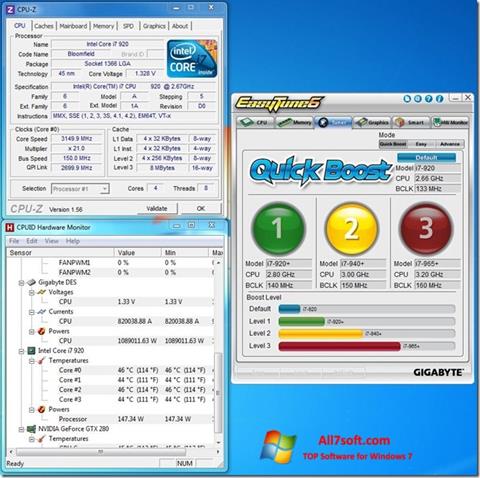 Screenshot EasyTune for Windows 7