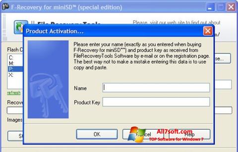 Screenshot F-Recovery SD for Windows 7