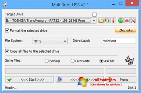 Screenshot Multi Boot USB for Windows 7