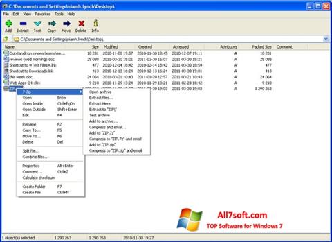 free zip download windows 7