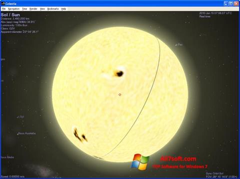 Screenshot Celestia for Windows 7