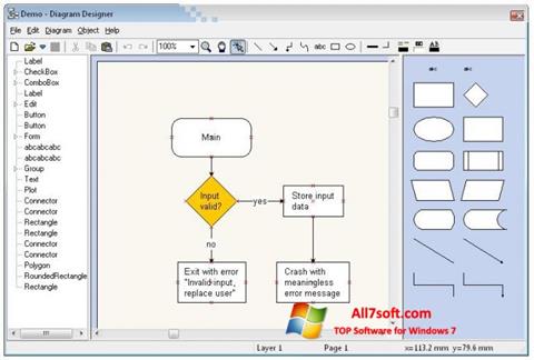 Screenshot Diagram Designer for Windows 7