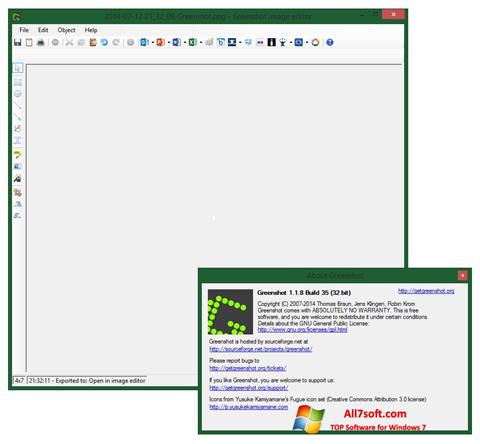 Screenshot Greenshot for Windows 7