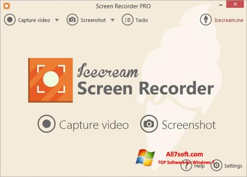 Screenshot Icecream Screen Recorder for Windows 7