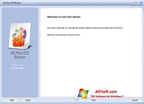Screenshot ISO Burner for Windows 7